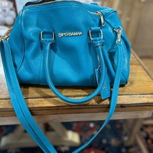 Persaman New York Vibrant Blue Satchel